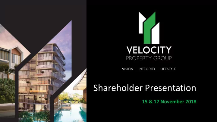 shareholder presentation