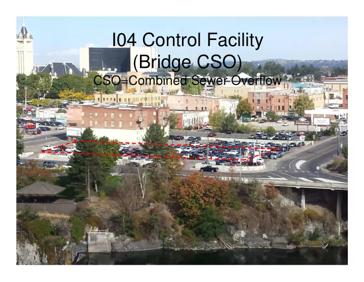 i04 control facility bridge cso