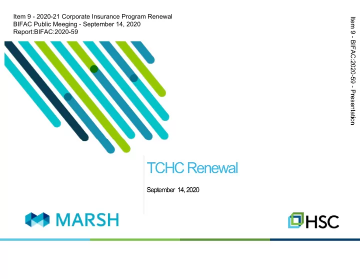 tchc renewal