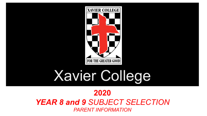 xavier college