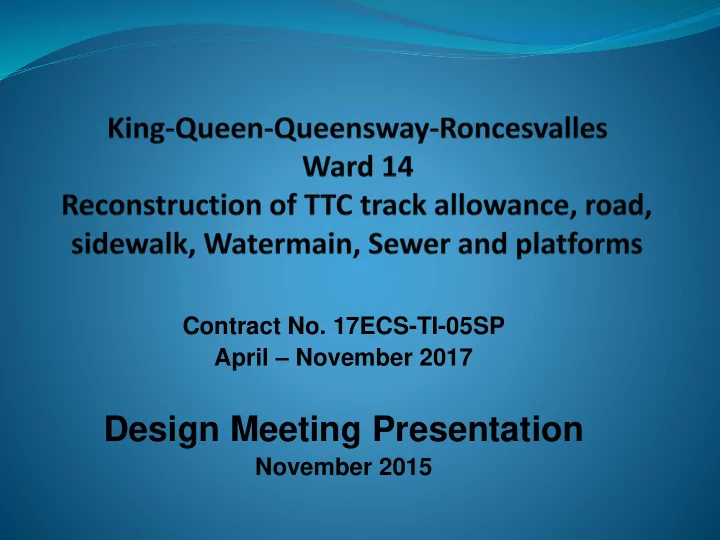 design meeting presentation