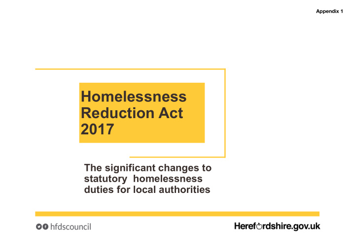 homelessness reduction act 2017