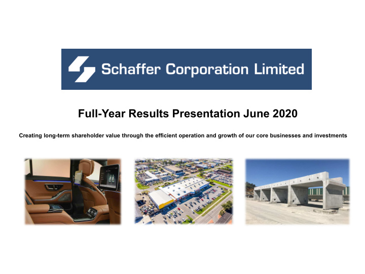 full year results presentation june 2020