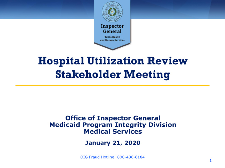hospital utilization review