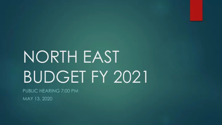 north east