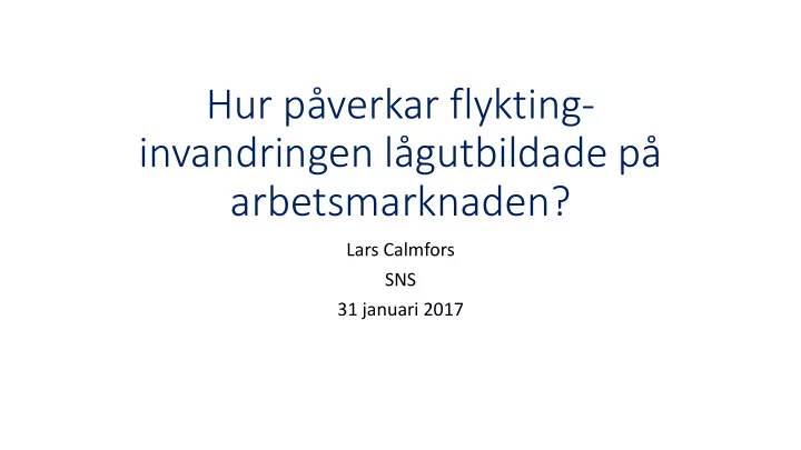 hur p verkar flykting