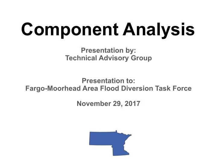 component analysis