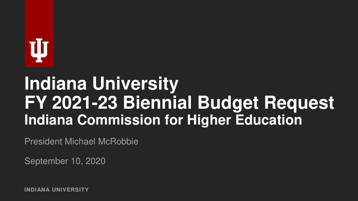 fy 2021 23 biennial budget request