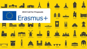 2019 Call for Proposals ICM  international credit mobility The EU HEI writes and Up to 36 months