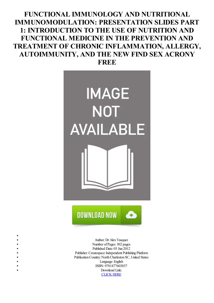 functional immunology and nutritional immunomodulation