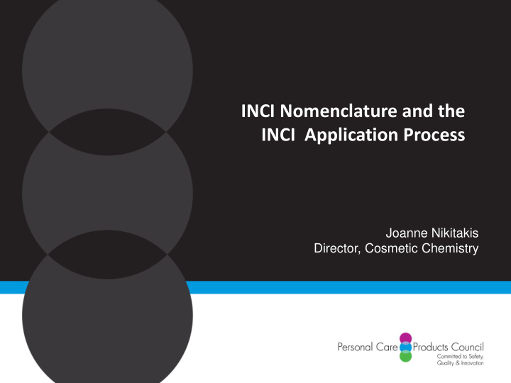 inci nomenclature and the