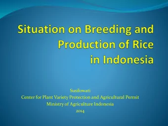 Center for Plant Variety Protection and Agricultural Permit  Ministry of Agriculture Indonesia