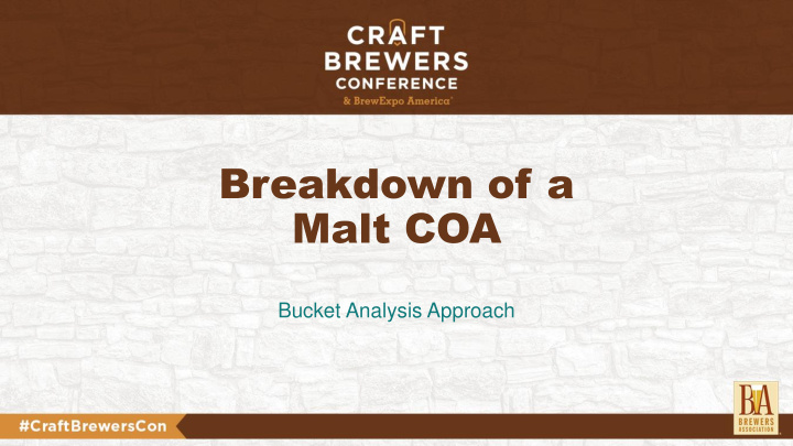 malt coa