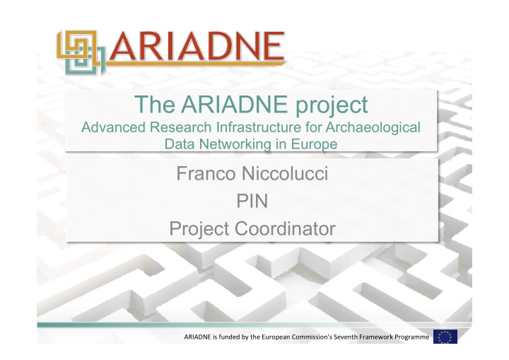 the ariadne project