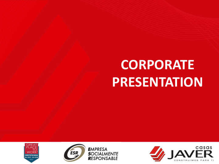 corporate presentation