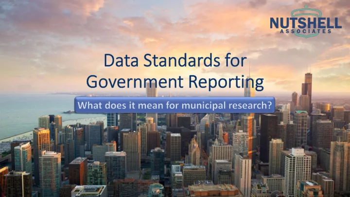 1 growth in data standards for government and industry