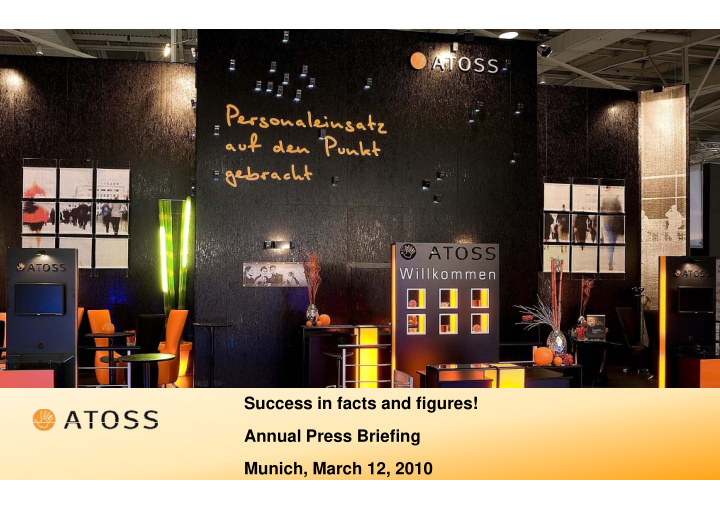 success in facts and figures annual press briefing munich