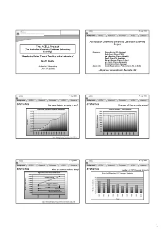 1  4-Sept-2006  4-Sept-2006  Background  APCELL  Research  Outcomes  ACELL  Summary  Background
