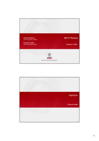 1  Q4 2007 Revenue  599.6  66.7  (17.9)  (m)  53.2  497.6  Q4 2006  Organic  External  Currency