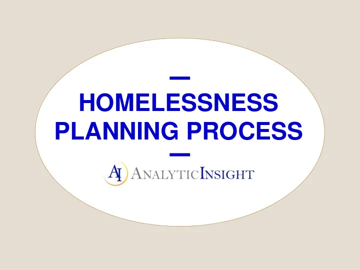 homelessness