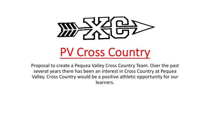 pv pv cross country