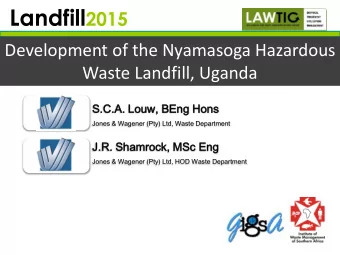 Outline  1. Background &amp; Aim  2. Project Description  2.1 Geology  2.2 Site Layout  2.3