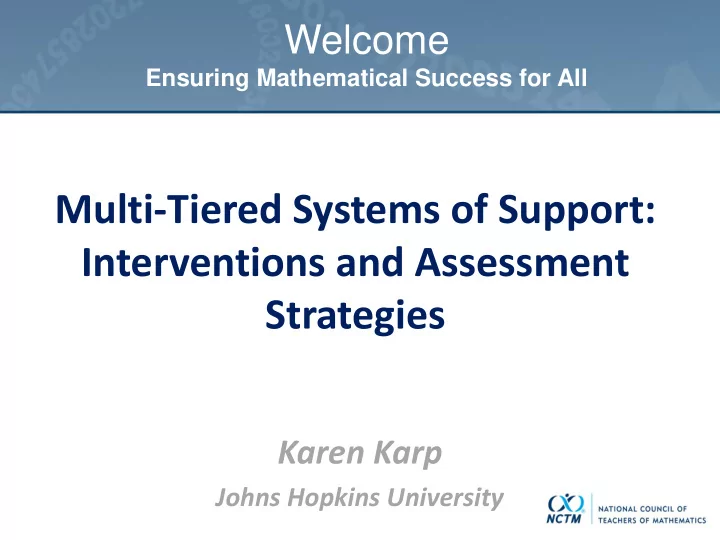 multi tiered systems of support