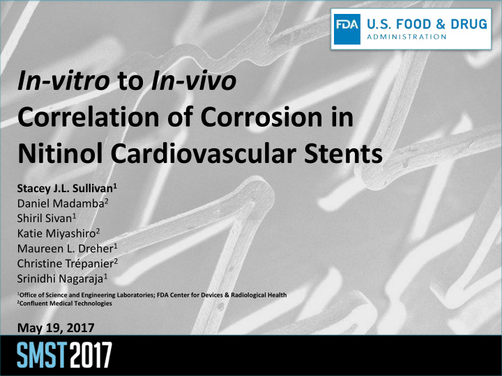 in vitro to in vivo correlation of corrosion in nitinol