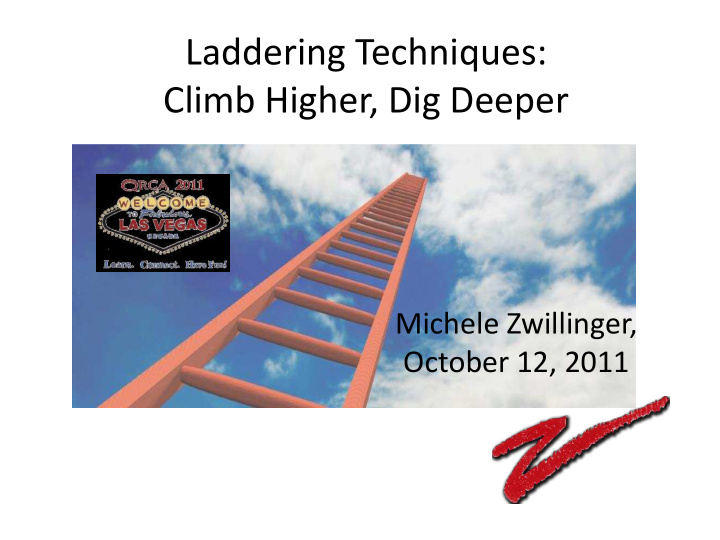 laddering techniques