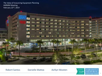 Robert Santos  Danielle Mattox  Ashlyn Wooten  1  Why in the world would you do this to yourself?