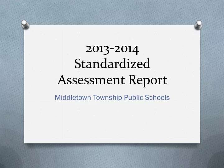 standardized