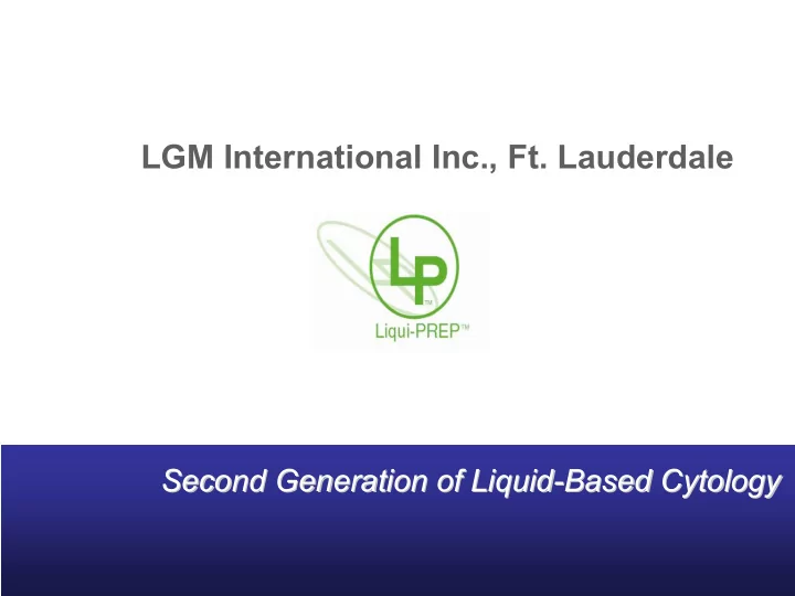 lgm international inc ft lauderdale
