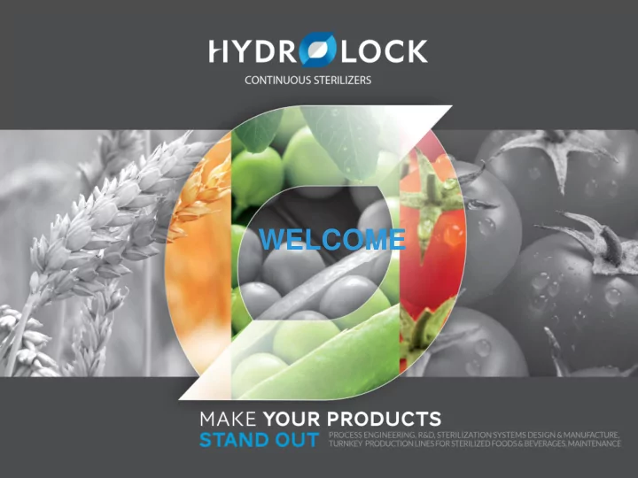 welcome general presentation