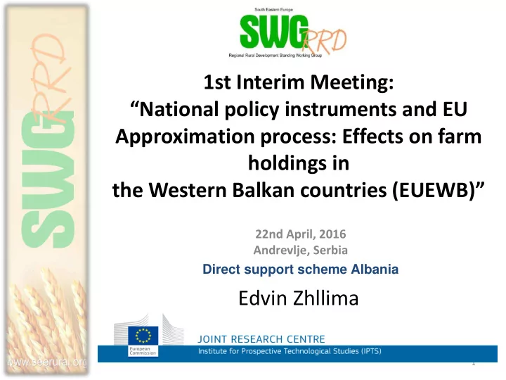 1st interim meeting