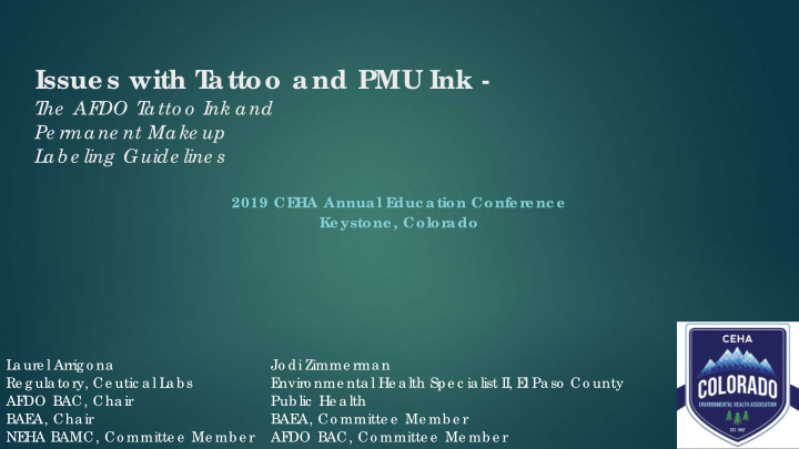 issue s with t attoo and pmu ink