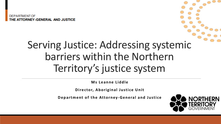 serving justice addressing systemic barriers within the