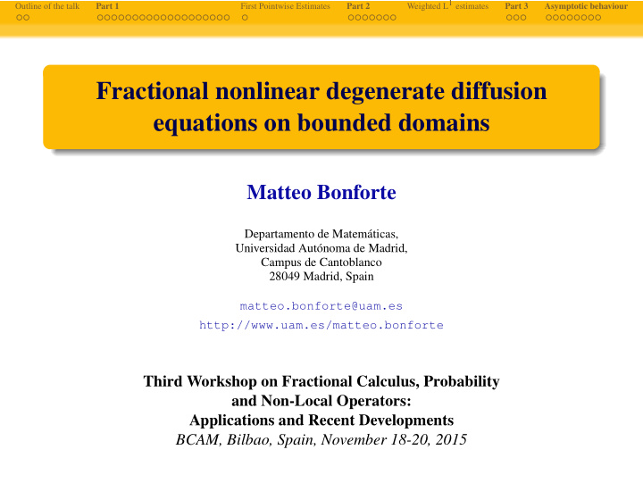 fractional nonlinear degenerate diffusion equations on