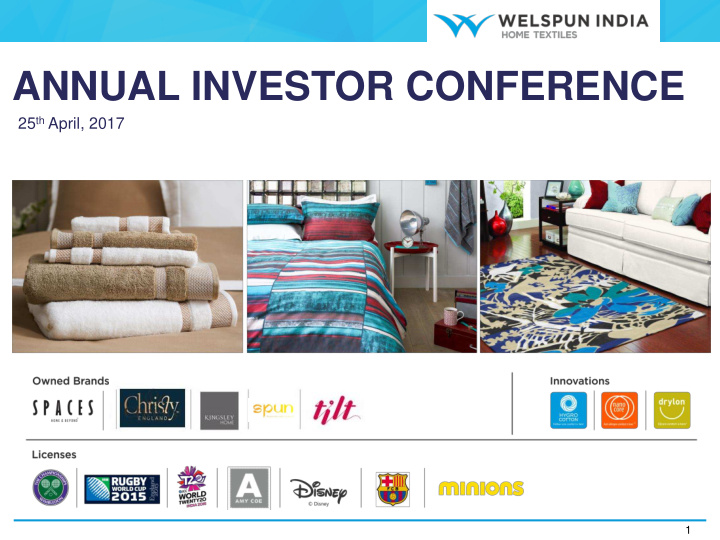 annual investor conference