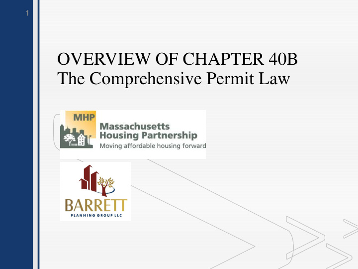 the comprehensive permit law