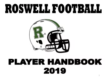1  TABLE OF CONTENTS  3. Coaches Directory  4. Head coach contact information  5. Athletic Trainers