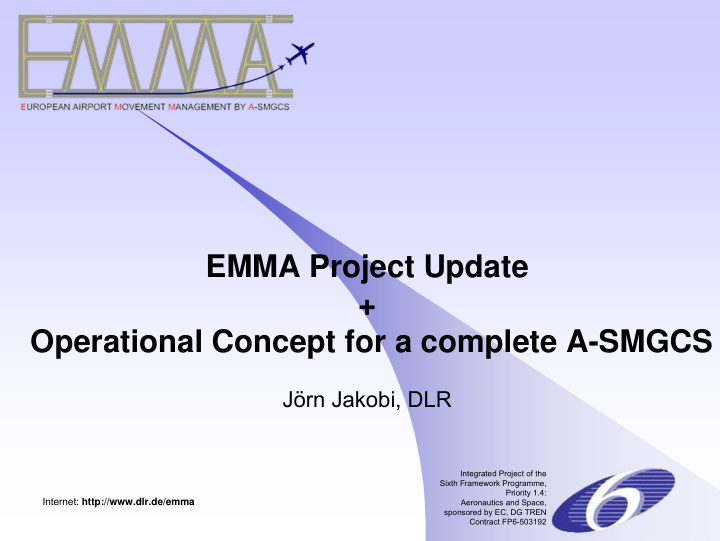 emma project update operational concept for a complete a