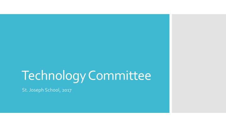 technology committee