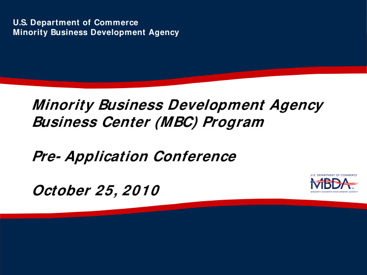 minority business development agency business center mbc