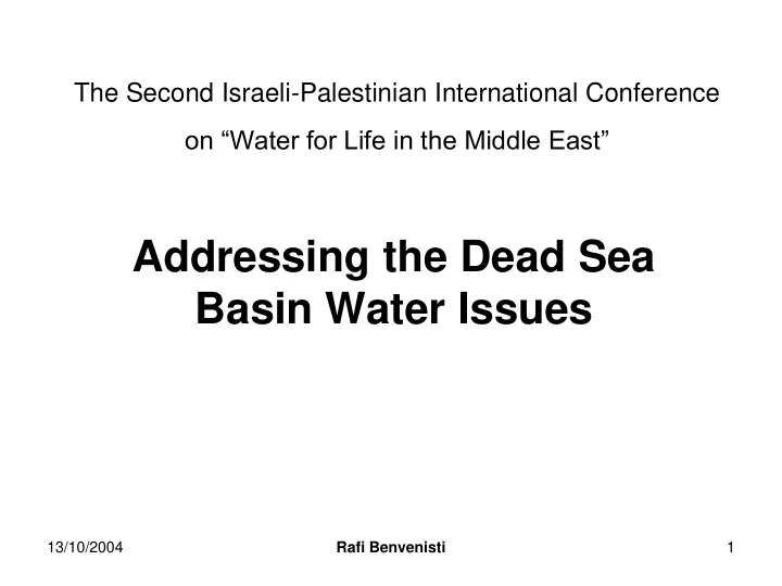 basin water issues