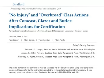 Presenting a live 90-minute webinar with interactive Q&amp;A  &quot;No Injury&quot; and