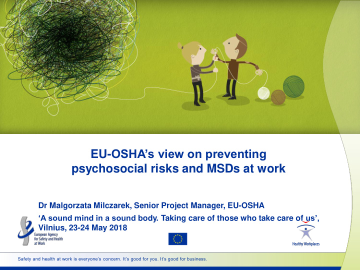 psychosocial risks and msds at work