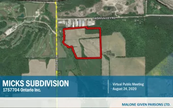 MICKS  ICKS SUBD  SUBDIV  IVIS  ISION  Virtual Public Meeting  August 24, 2020  1757704 O  Ont