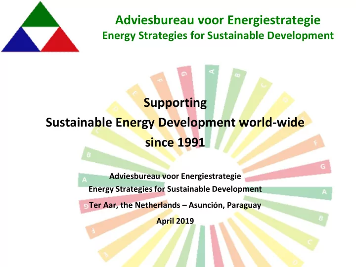 adviesbureau voor energiestrategie