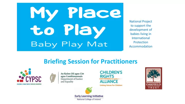 briefing session for practitioners bernard cantillon
