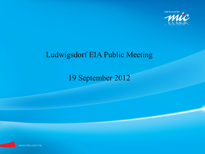ludwigsdorf eia public meeting 19 september 2012 index